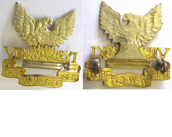 B06/077. WELLINGTON W.C. & TARANAKI REGt. cap badge, bi-metal