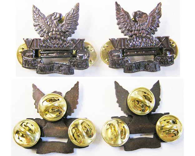 B09/014. 5th BN (WELLINGTON W.C. & TARANAKI) RNZIR Bz collars