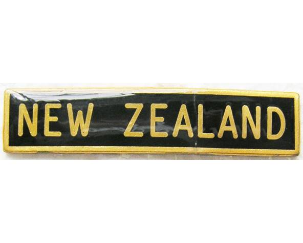 B12/024a. NEW ZEALAND on black, for RNZN, resin coated, solid