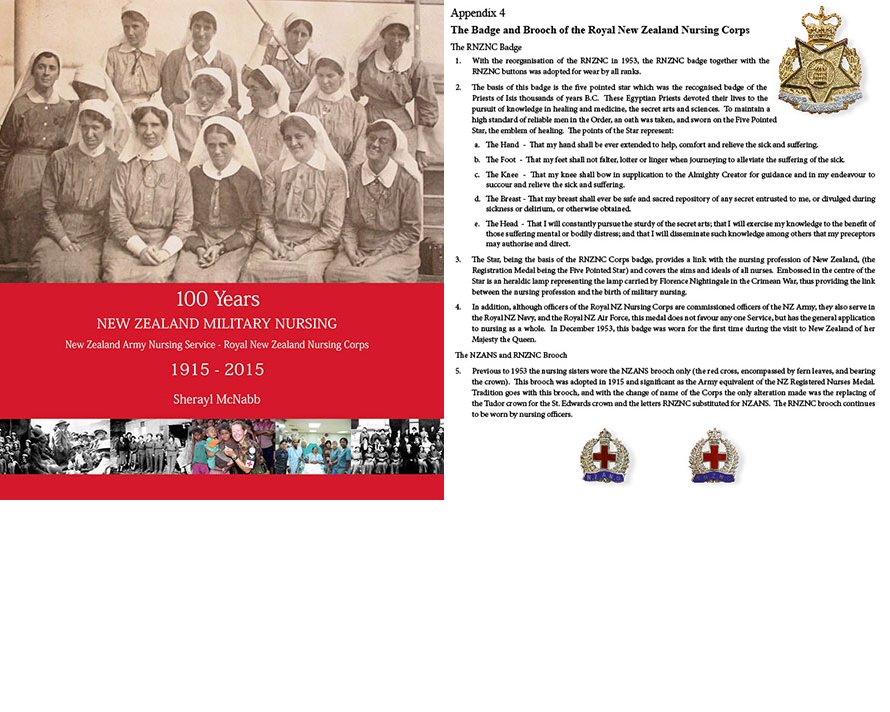 BK1016. 100 YEARS NEW ZEALAND MILITARY NURSING