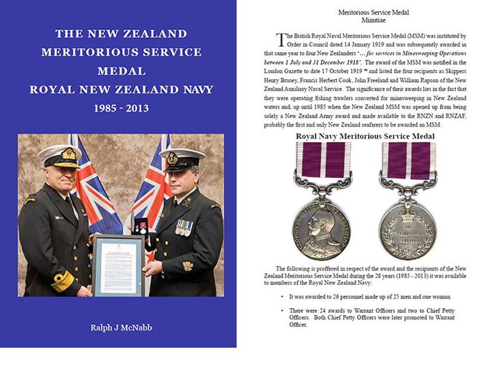 BK1022. THE NZ MERITORIOUS SERVICE MEDAL RNZN 1985-2013