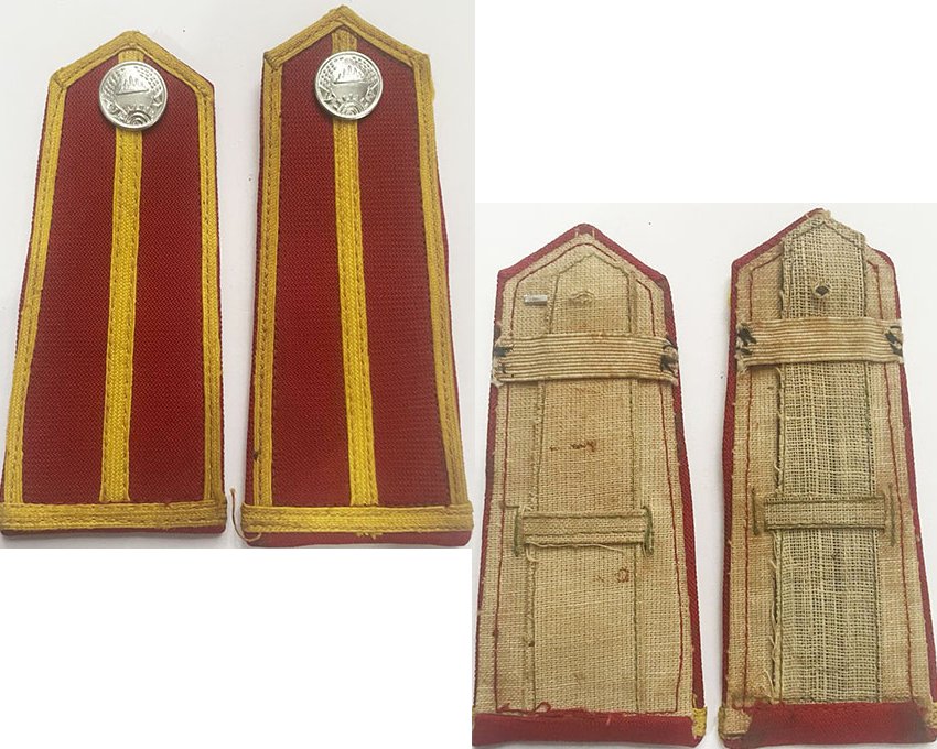 CAM235. P.R OF KAMPUCHEA ARMY ASPIRANT SHOULDER STRAPS, type 1