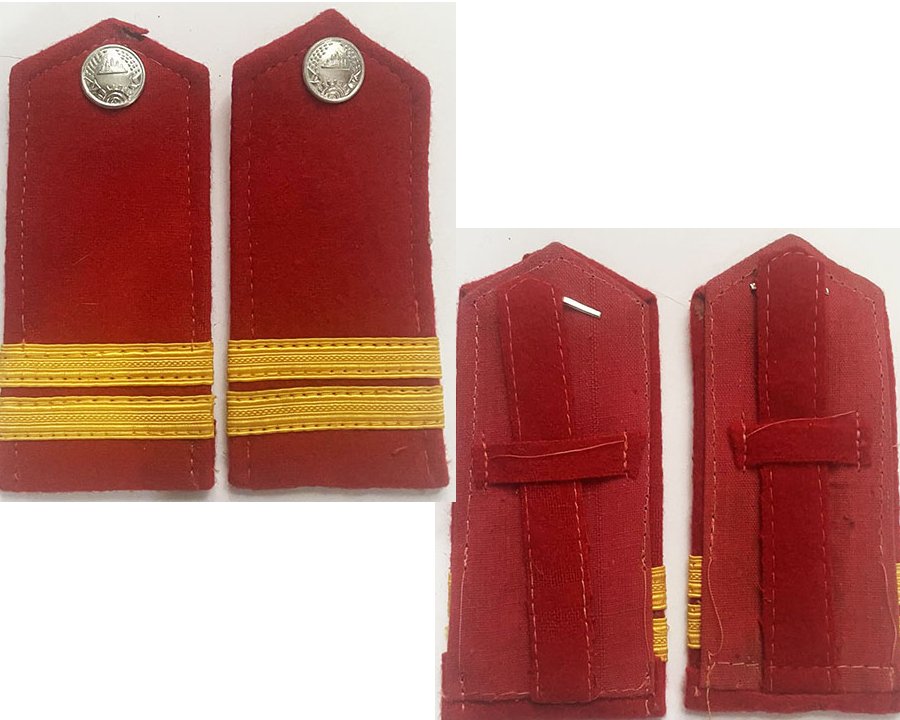 CAM238. P.R. OF KAMPUCHEA ARMY MASTER SERGEANT SHOULDER STRAPS
