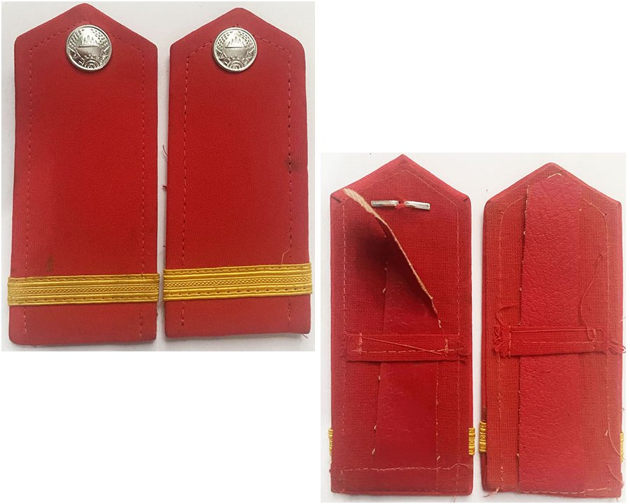CAM239. P.R. OF KAMPUCHEA ARMY SERGEANT SHOULDER STRAPS