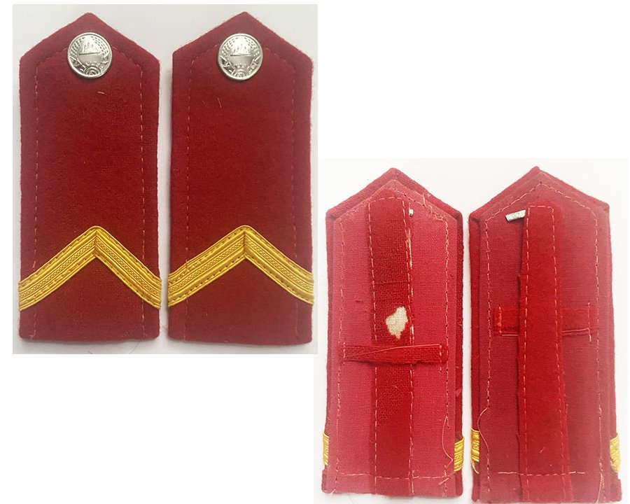 CAM240. P.R. OF KAMPUCHEA ARMY CORPORAL SHOULDER STRAPS
