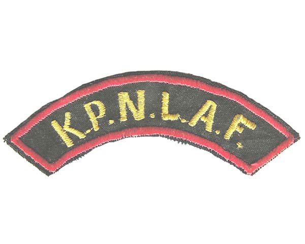 CAM605. CAMBODIA – KPNLAF SHOULDER ARC, cotton woven