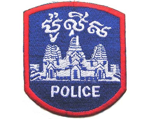 CAM616. CAMBODIA – KPNLAF POLICE SLEEVE PATCH