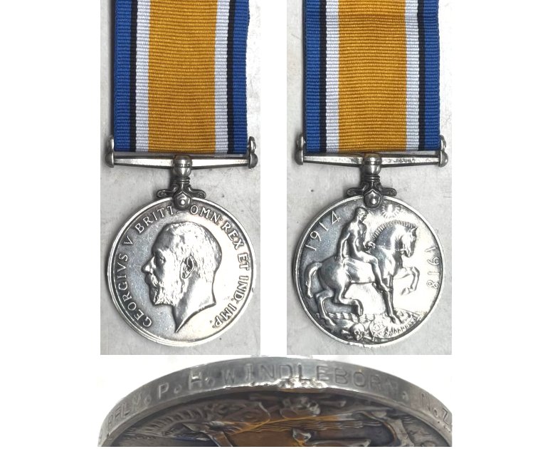 CM0268. 1914/20 WAR MEDAL - 80399 RFLM P.H.WINDLEBORN, NZEF