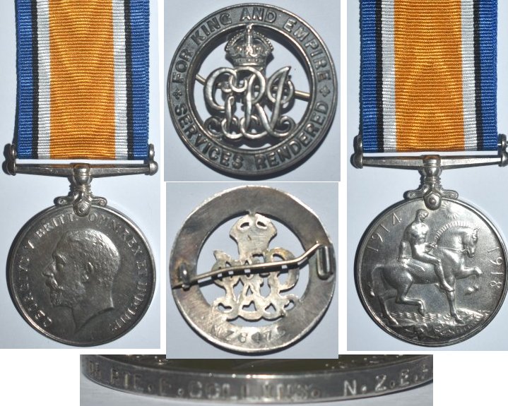 CM0263. 1914/18 WAR MEDAL - 49603 PTE. F.COLLINS, NZEF