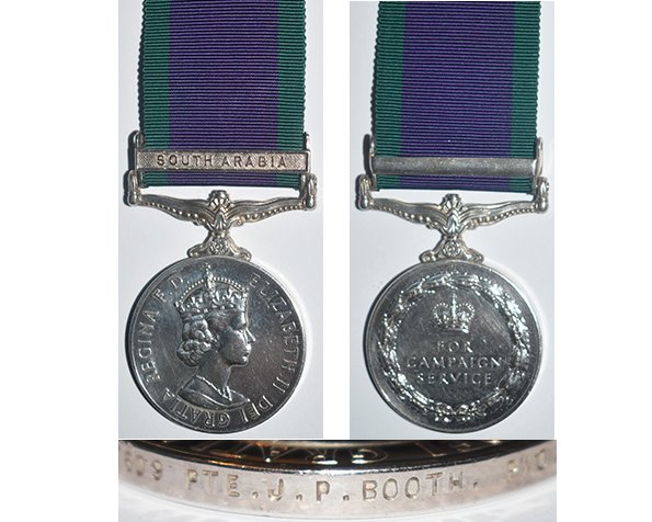 CM0633. GSM 1962 Clasp SOUTH ARABIA – PWO