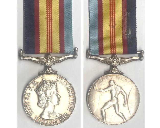 CM0646. VIETNAM MEDAL 	EIIR – Erased