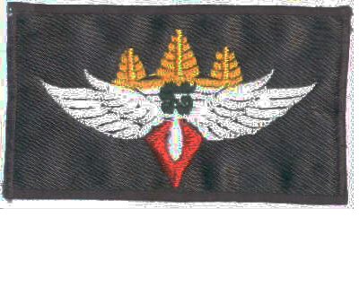 CSF028. CAMBODIA S.F. PERSONAL GUARDS UNIT WING, cotton woven