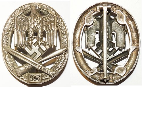 CY026. Copy GENERAL ASSAULT BADGE for 25 engagements