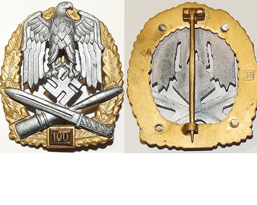 CY029. Copy GENERAL ASSAULT BADGE  for 100 engagements