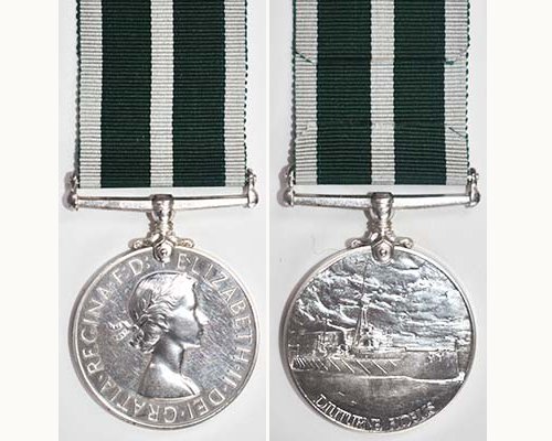 ESA077. RNR L/S G/C MEDAL, EIIR – Unnamed