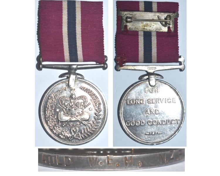 ESA114. NZ POLICE MEDAL - 3513 W.E.H. AULD 1951