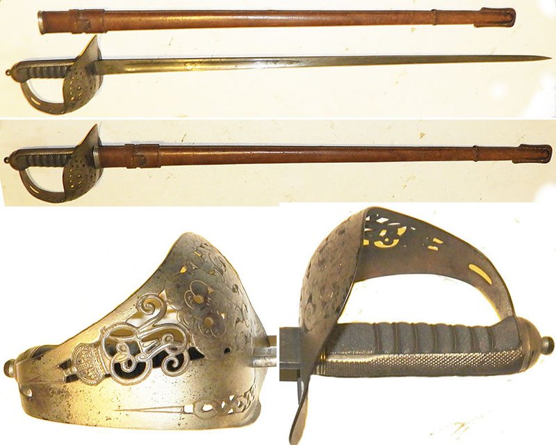 EW1887. BRITISH INFANTRY OFFICER’S SWORD PATTERN 1897, GVR