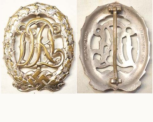 FM0561. D.R.L. SPORTS AWARD in silver