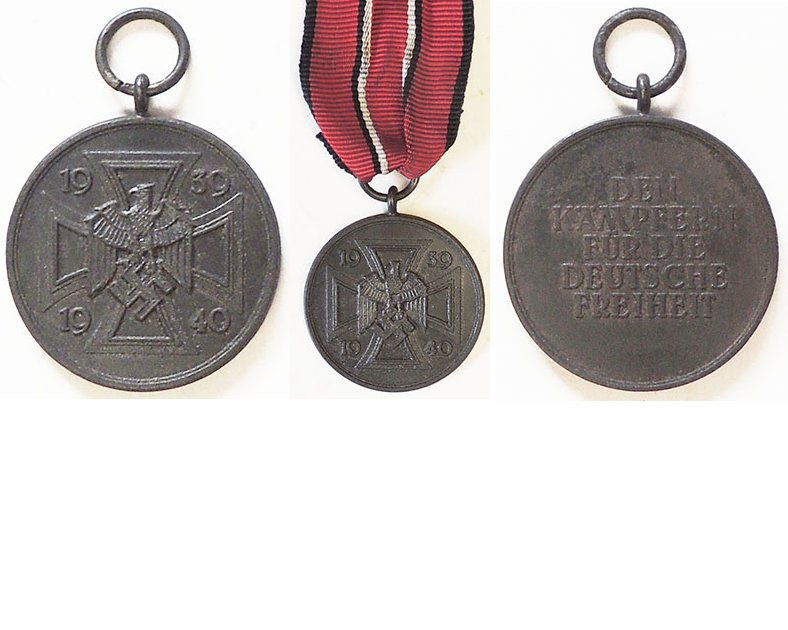 FM0347. WAR COMMEMORATIVE MEDAL 1939-1940, magnetic iron
