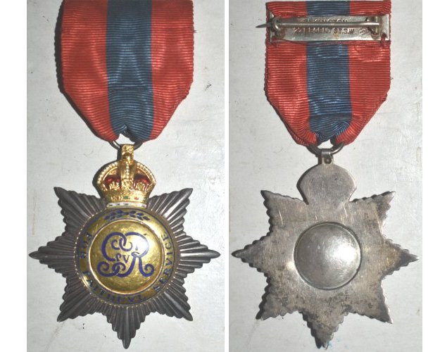 GAL012. IMPERIAL SERVICE ORDER (I.S.O.) King George V