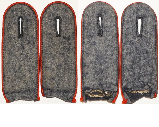 GC1435. PAIR LUFTWAFFE FLAK AIRMAN SHOULDER STRAPS, stitch-in