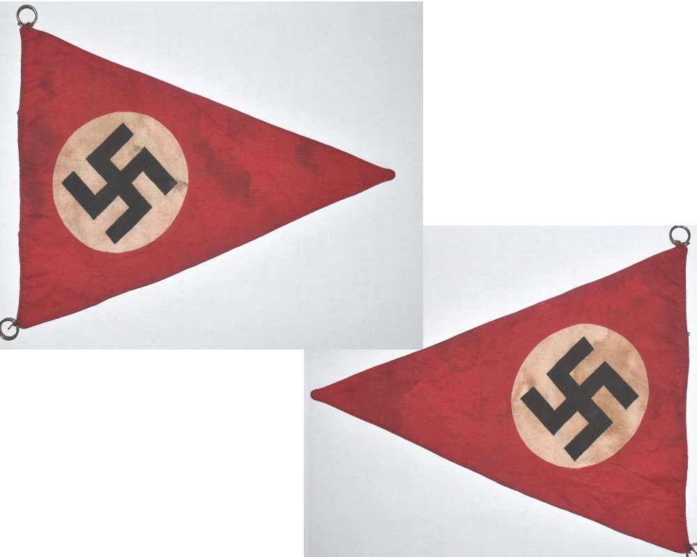 GC2264. SMALL GERMAN WWII PENNANT