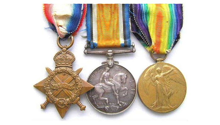 1914 & 1914/15 Star Trios
