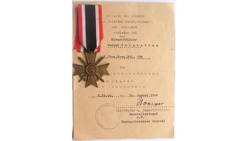 German Medals with Documents