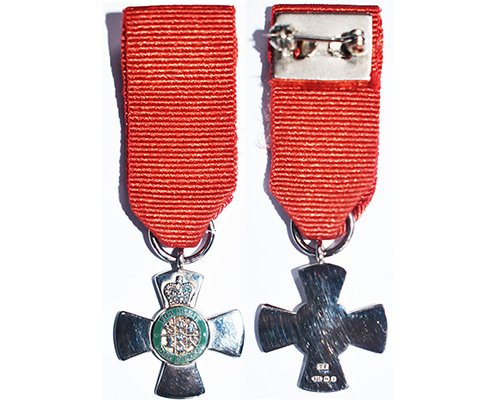 MIN1007. Miniature New Zealand Order of Merit – Member