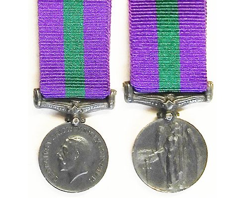 MIN1320. Miniature GSM 1918-62, GVR without clasp