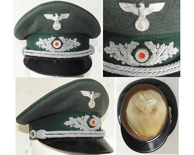 NS1614. NAZI FORESTRY OFFICIALS PEAKED CAP