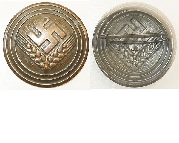 PIN067. RADwJ WOMEN’S ARBEITSMAID RANK BROOCH, bronze