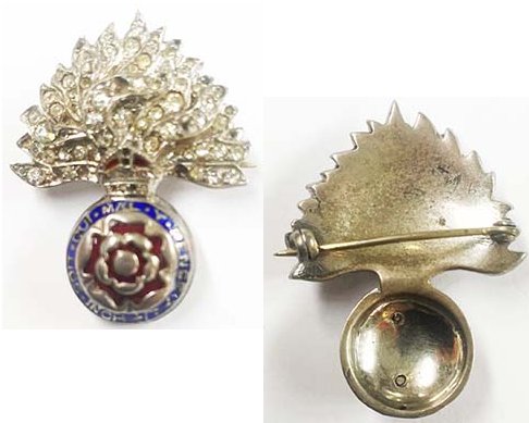 SH036. ROYAL FUSILIERS SWEETHEART BADGE
