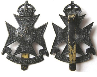 UKB1314. 12th BATTALION (RANGERS) LONDON REGIMENT, 2nd Pattern
